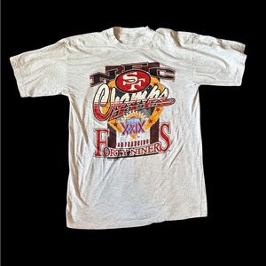 Vintage 1994 San Francisco 49ers NFC Champs T Shirt Super Bowl XXIX NFL 90s